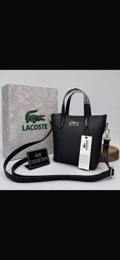 Mini Top-Handle Bag — Black