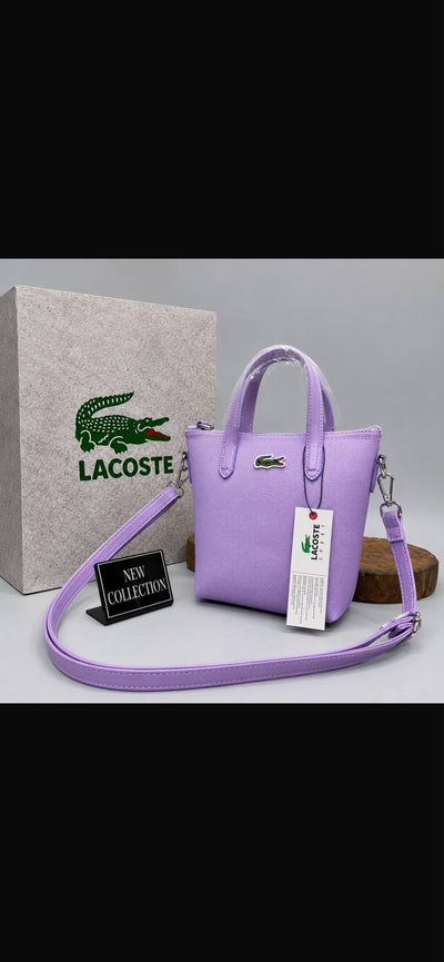 Mini Top-Handle Bag — Violet