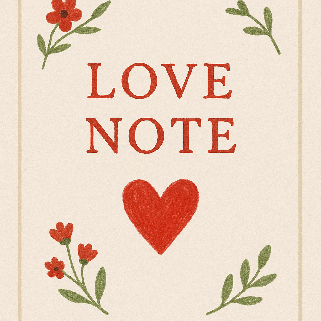 Love Note Card