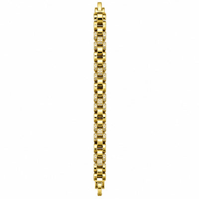 Gold Crystal Link Bracelet