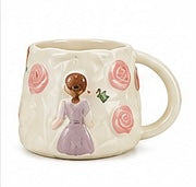 Ceramic Floral Girl Mug