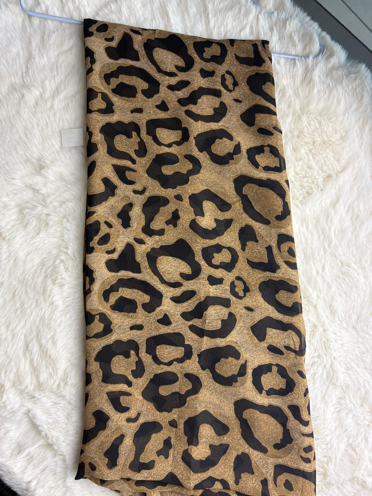Classic Leopard Print Chiffon Hijab