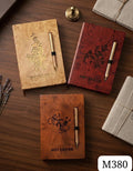 Note book with pencil