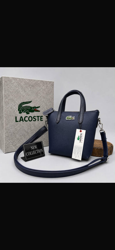 Mini Top-Handle Bag — Navy