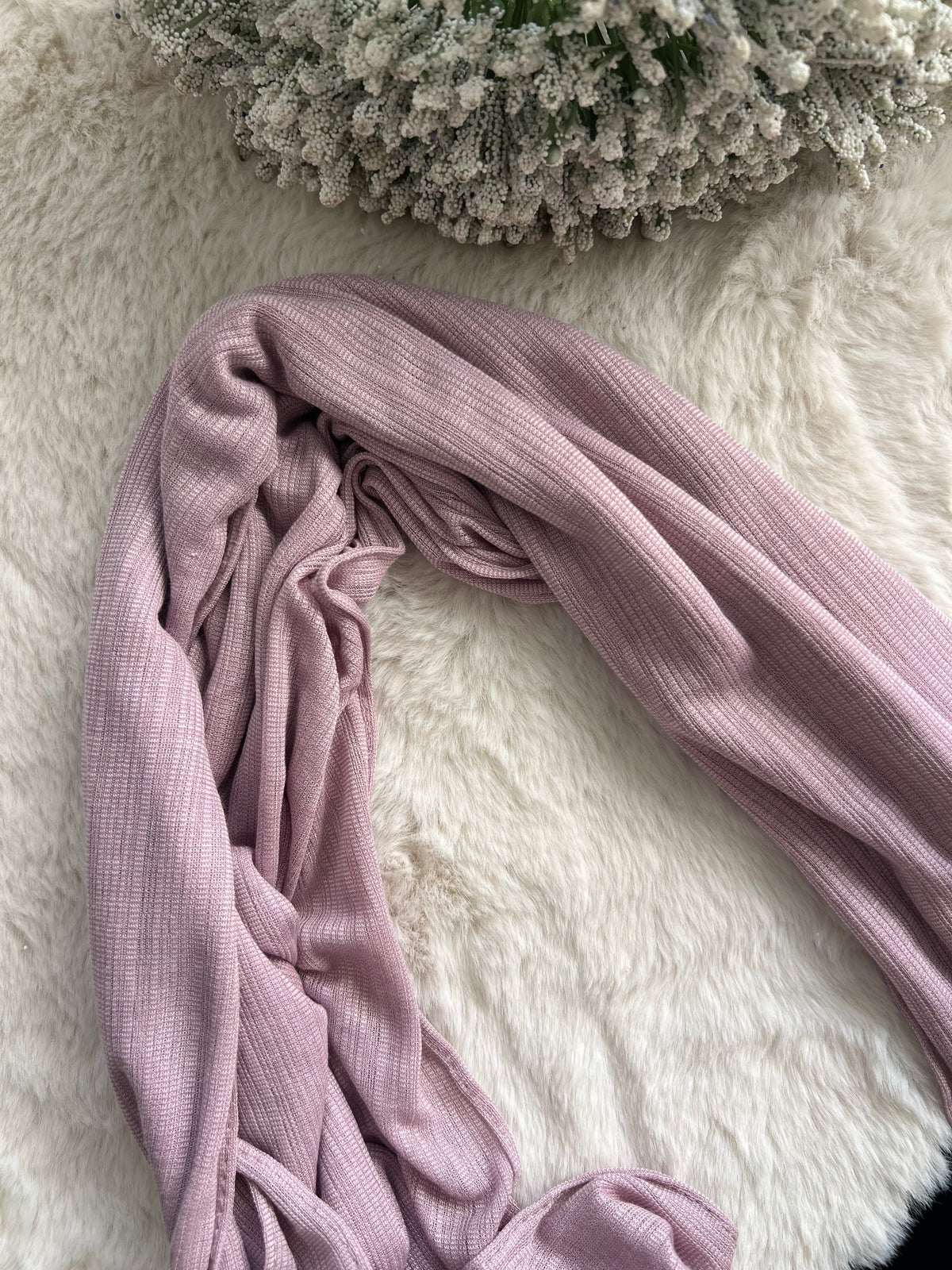 Shimmer White Hijab