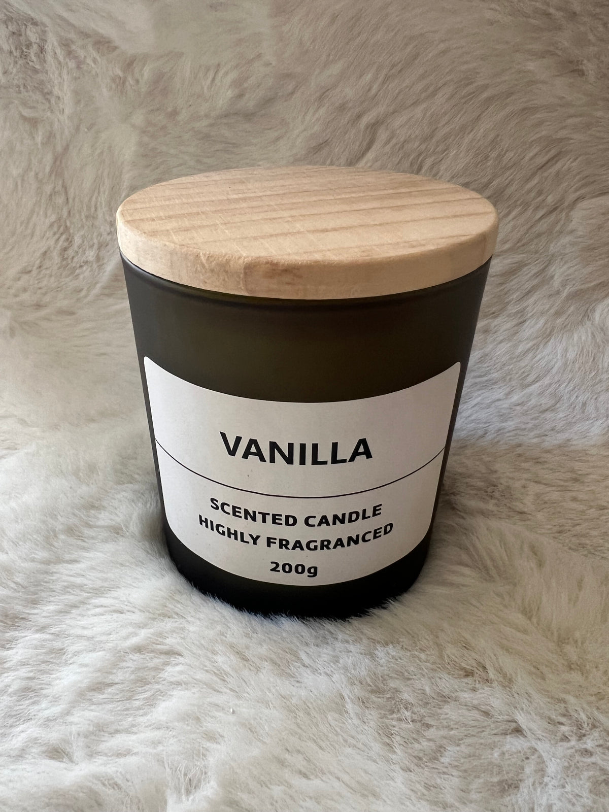 Vanilla Scented Jar Candle