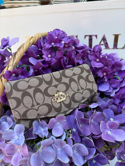 Two-Tone Compact Wallet
