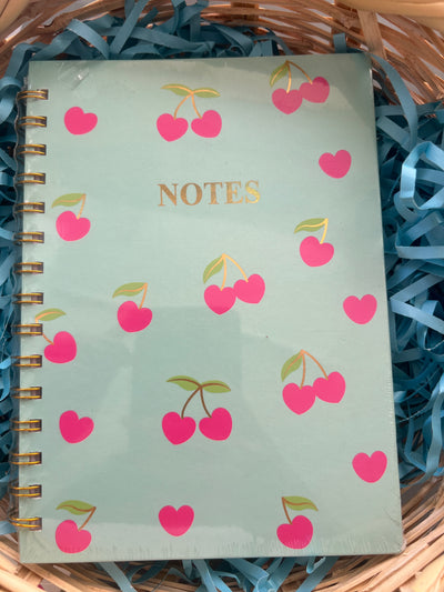 Cherry Spiral Notebook