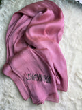 Shaykha Dusty Rose Crystal Chiffon Hijab