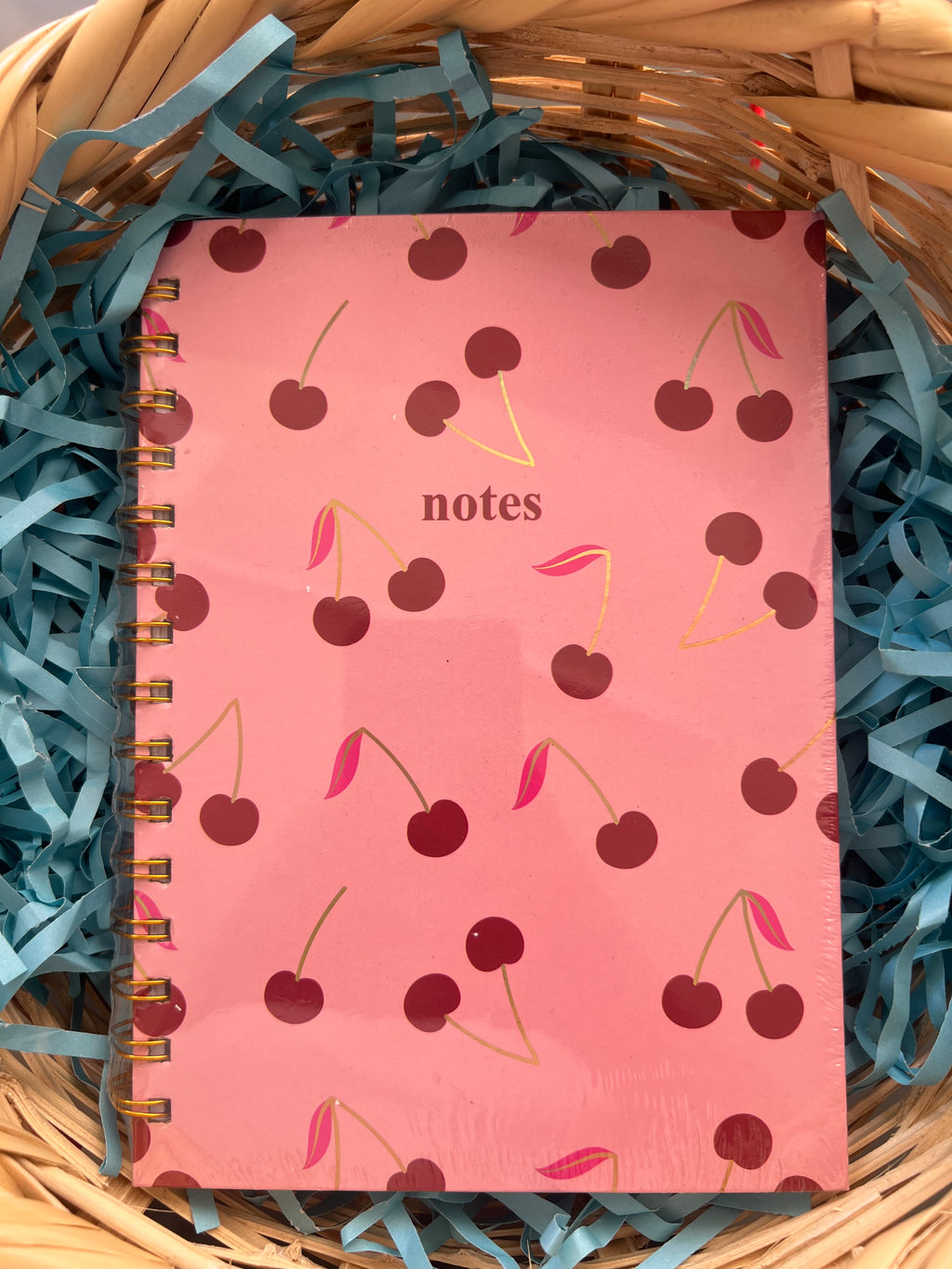 Cherry Spiral Notebook