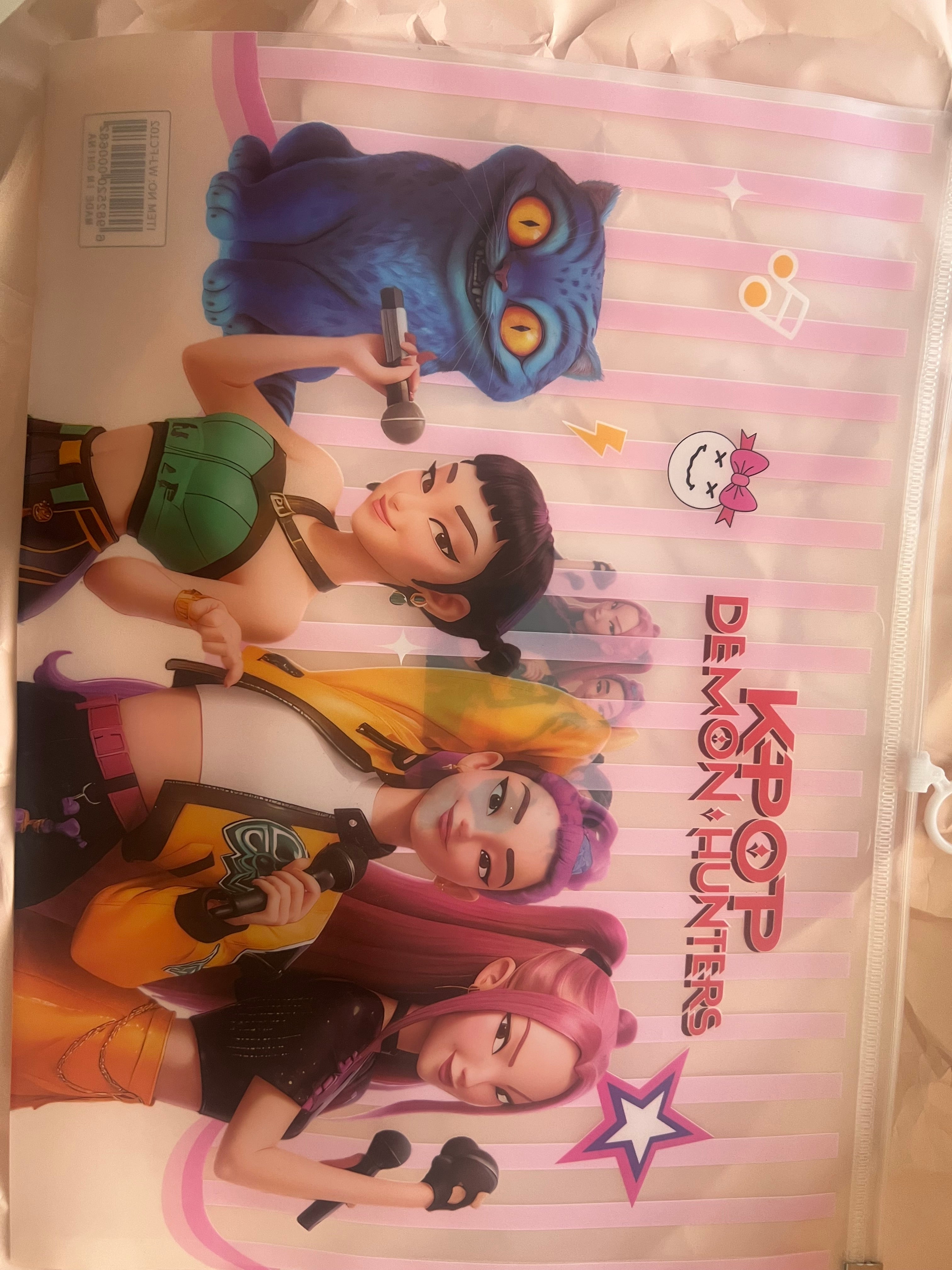 Character A4 Zip Document Folder