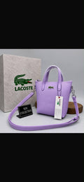 Mini Top-Handle Bag — Violet