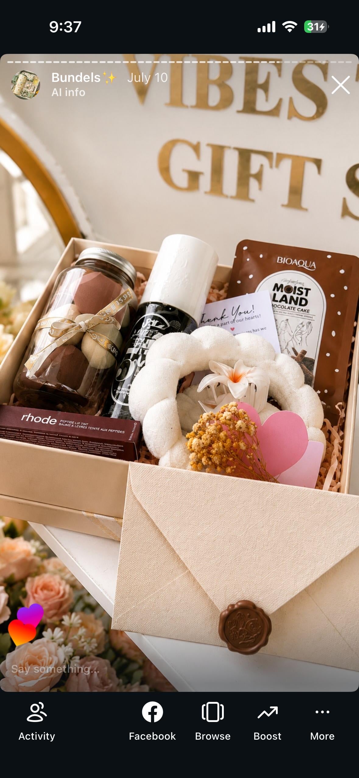 Premade Gift Box