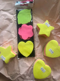 Colorful Shape Sticky Notes Set
