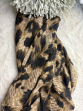 Wild Leopard Print Chiffon Hijab