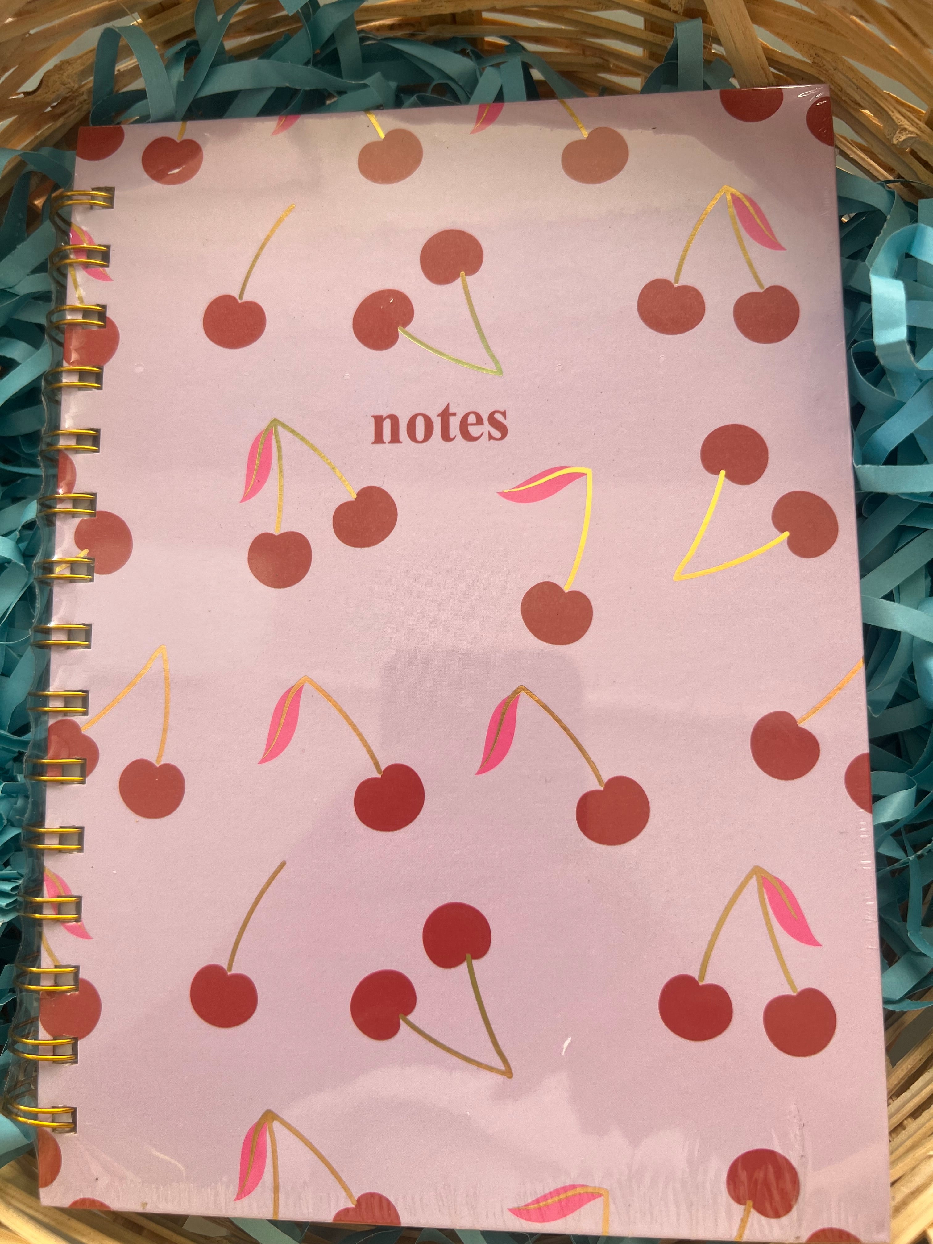 Cherry Spiral Notebook