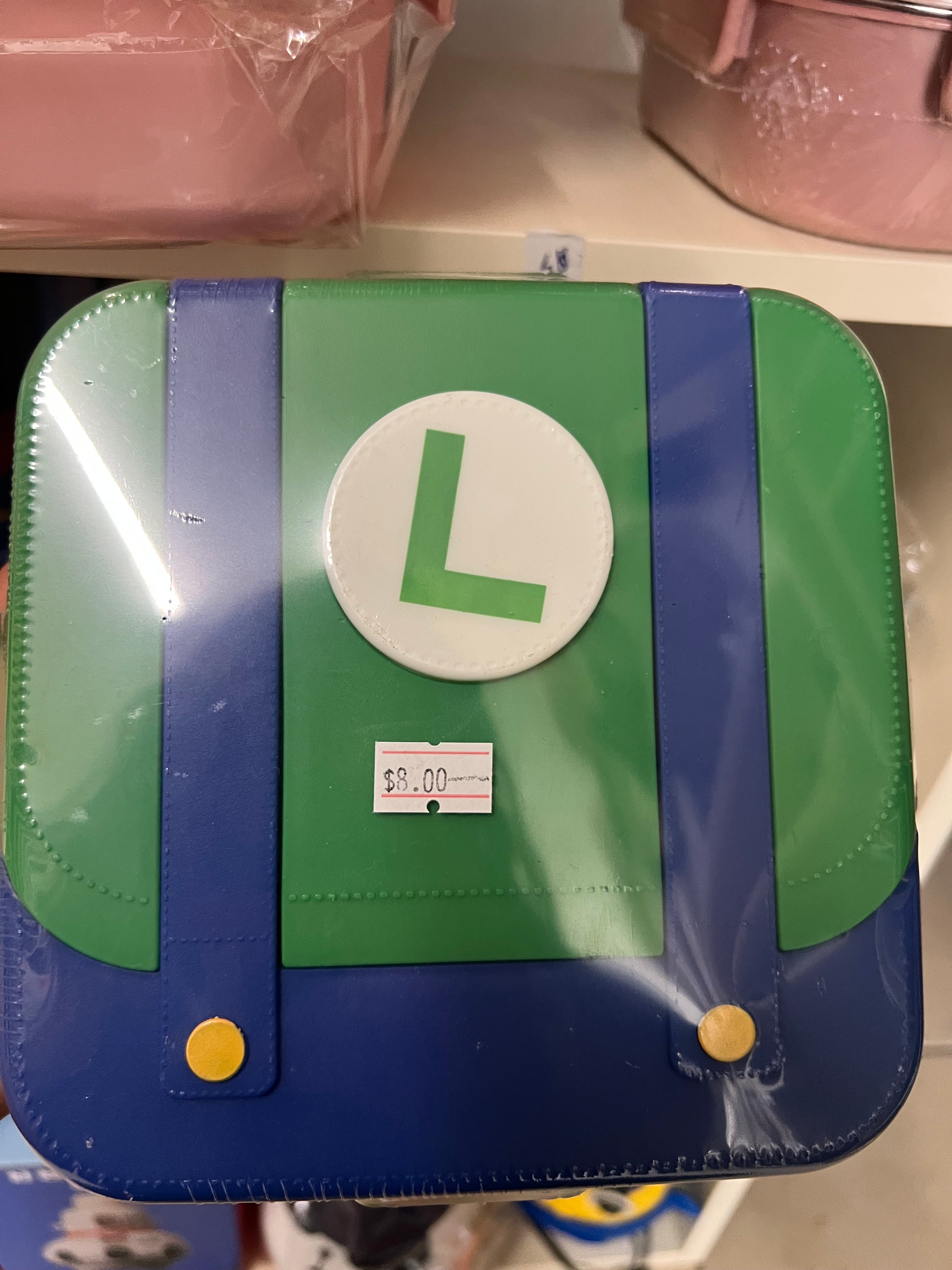 Super Luigi Character Lunch Box
