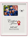 Pink Certificate & Award Frame