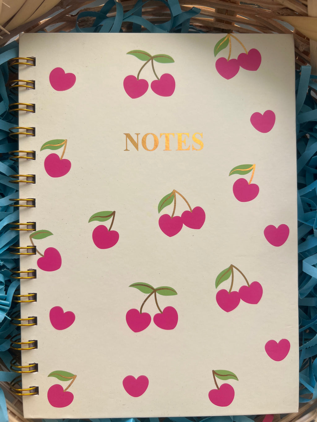 Cherry Spiral Notebook