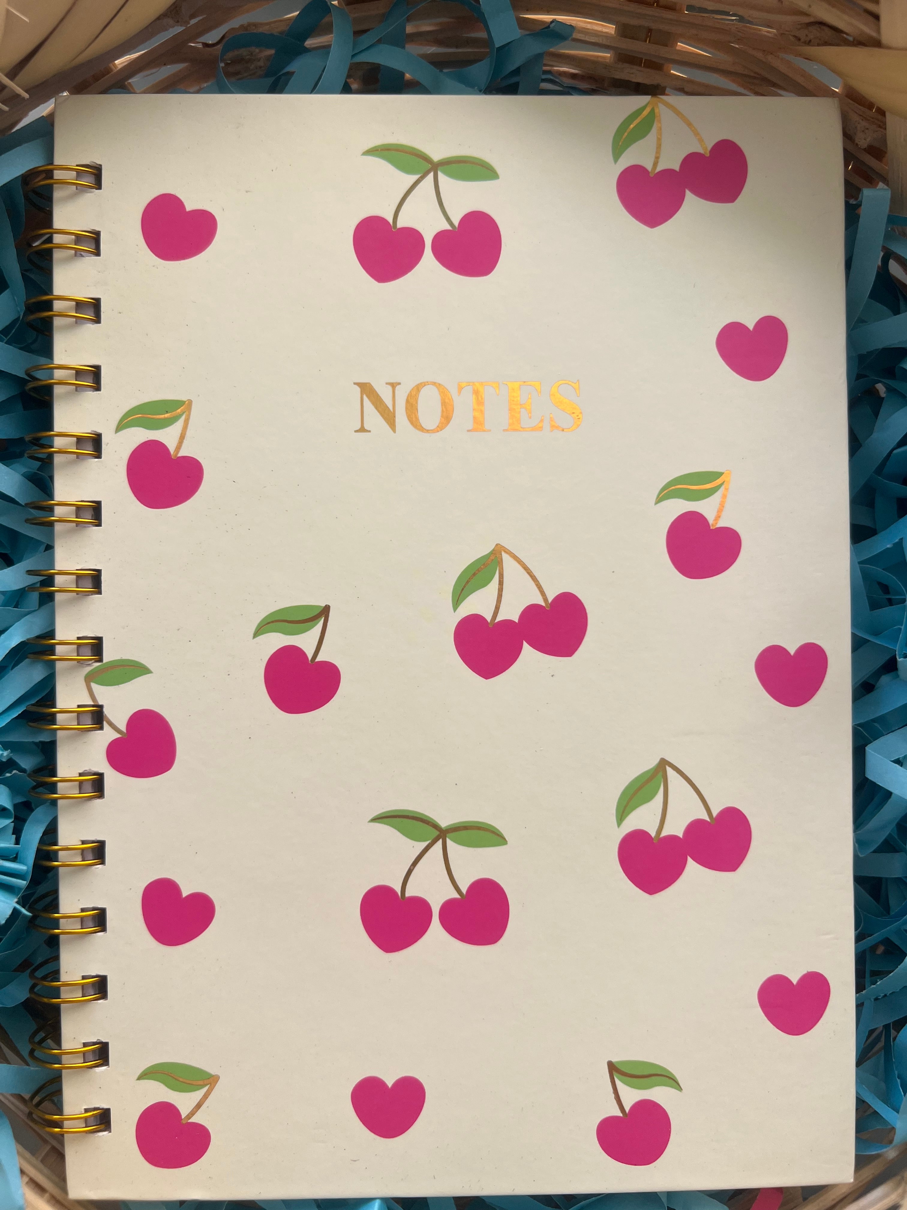 Cherry Spiral Notebook