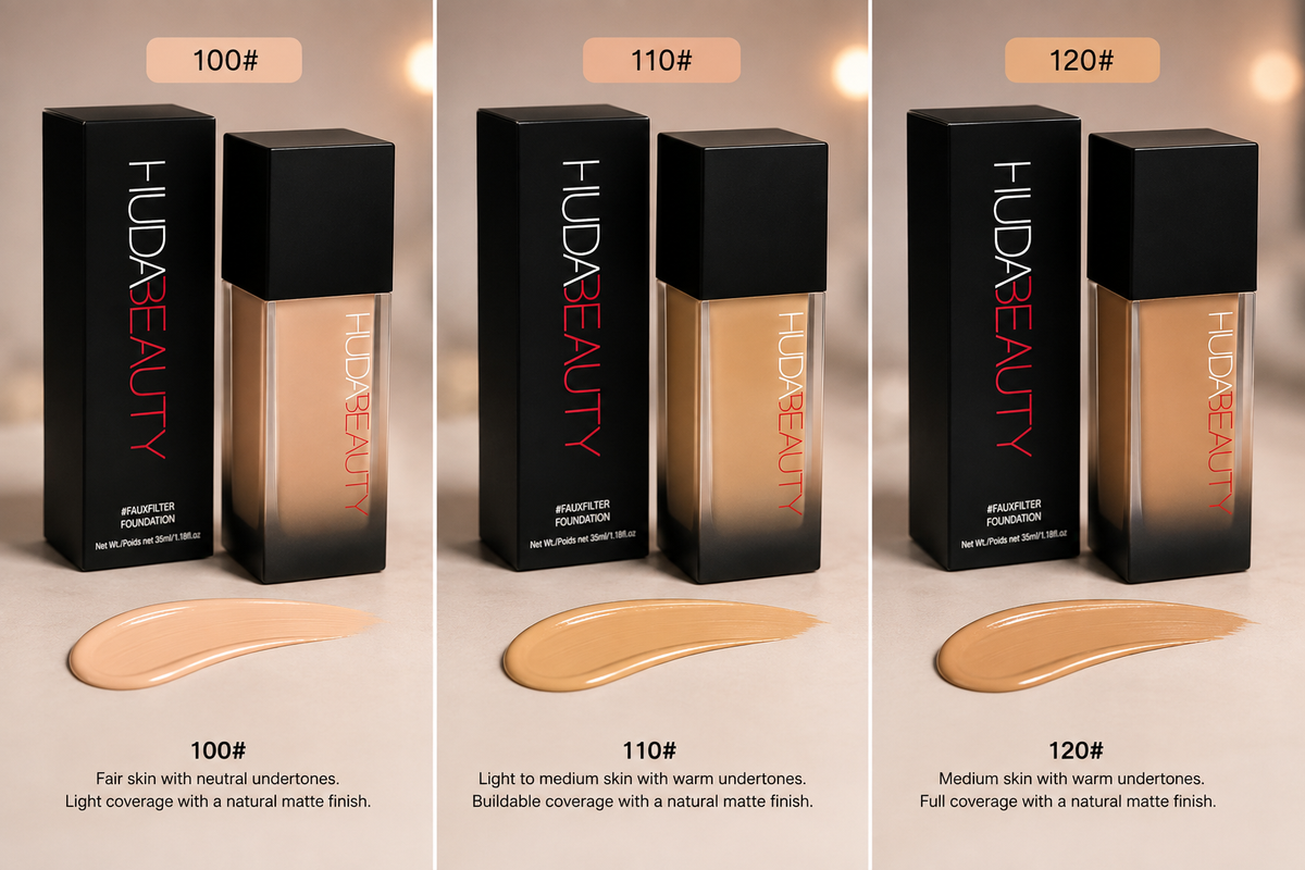 Huda Beauty Foundation – Full Coverage Liquid Foundation