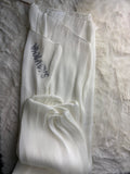 Shaykha Ivory Crystal Chiffon Hijab