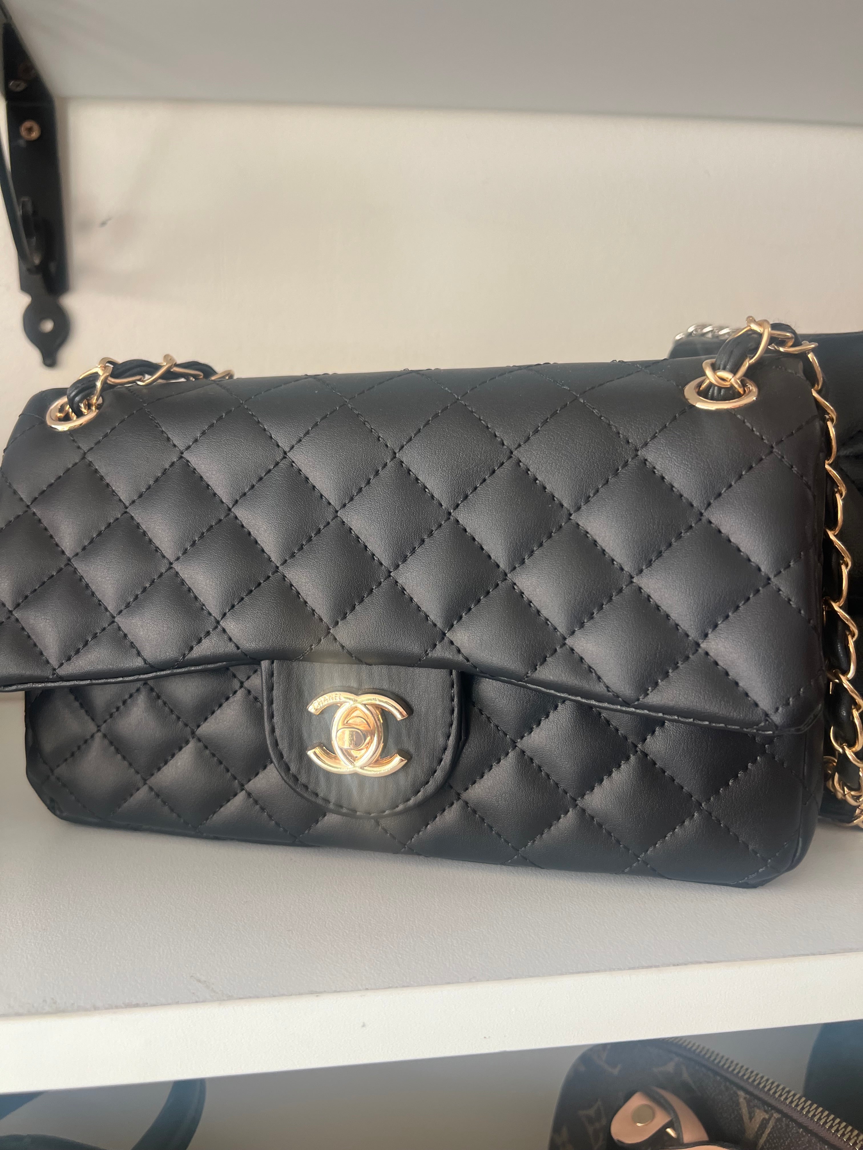 Chanel Black Quilted Shoulder Bag