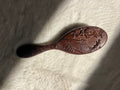 Handcrafted Wooden Detangling Hair Brush – Carved Wooden Scalp Massage Brush