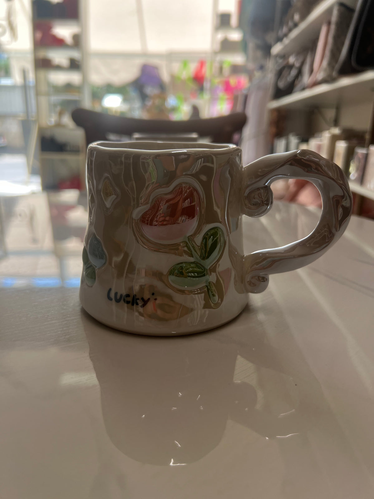 Lucky Rose Ceramic Mug