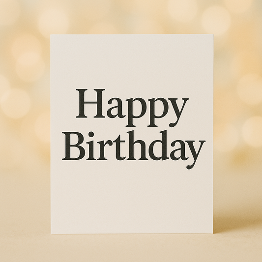 Happy Birthday Card