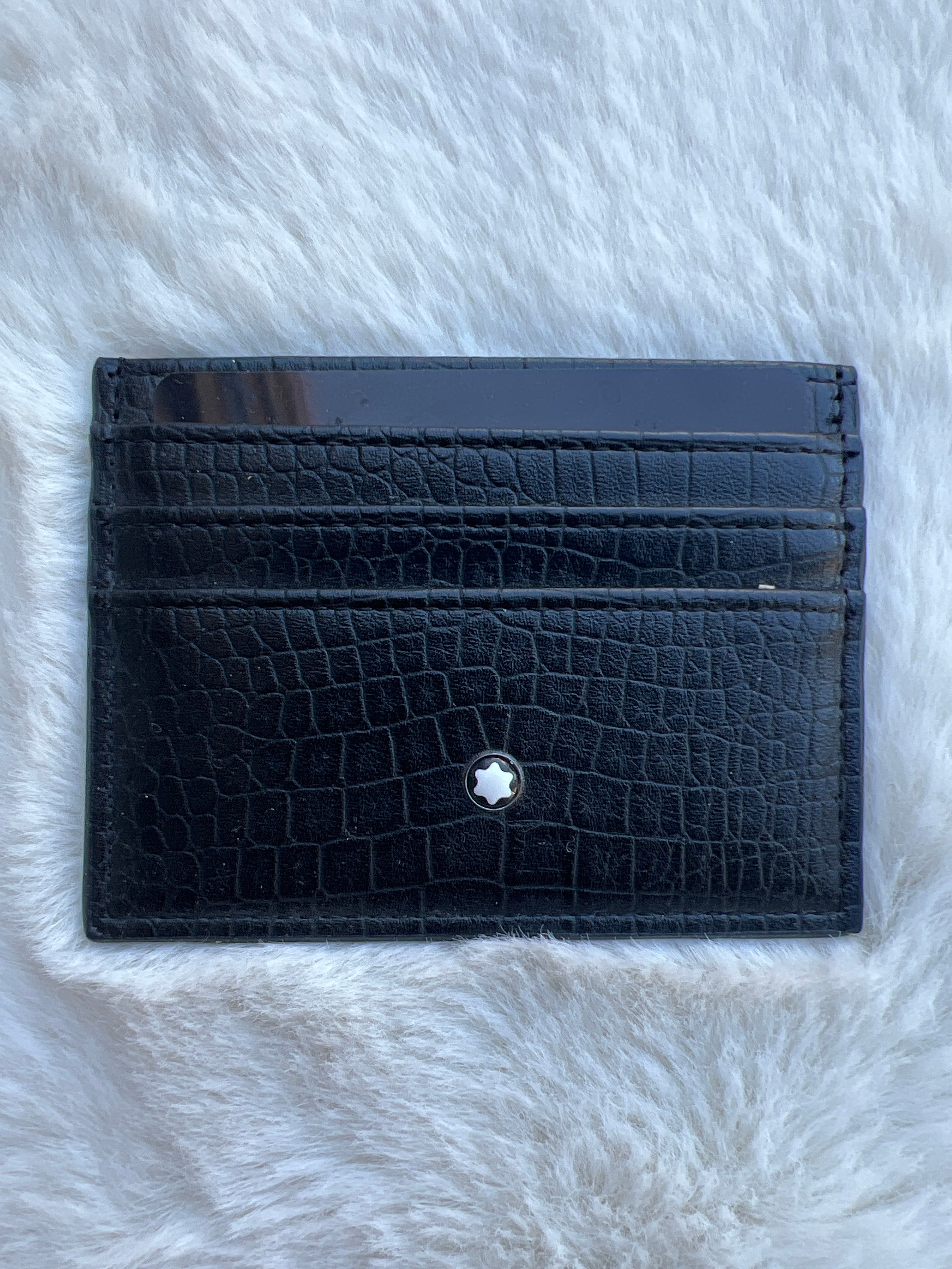 Luxury Men’s Card Holder Wallet – Black