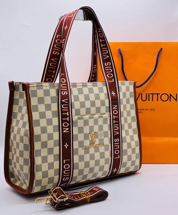 Louis Vuitton Damier Neverfull Tote Bag