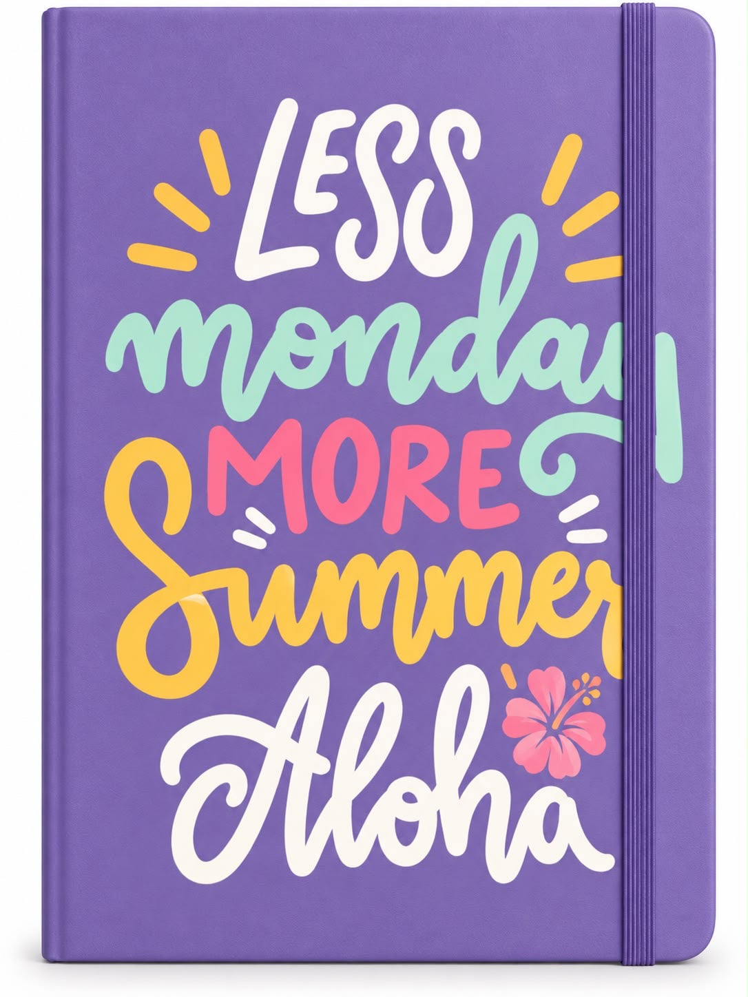 Less Monday More Summer Aloha Notebook