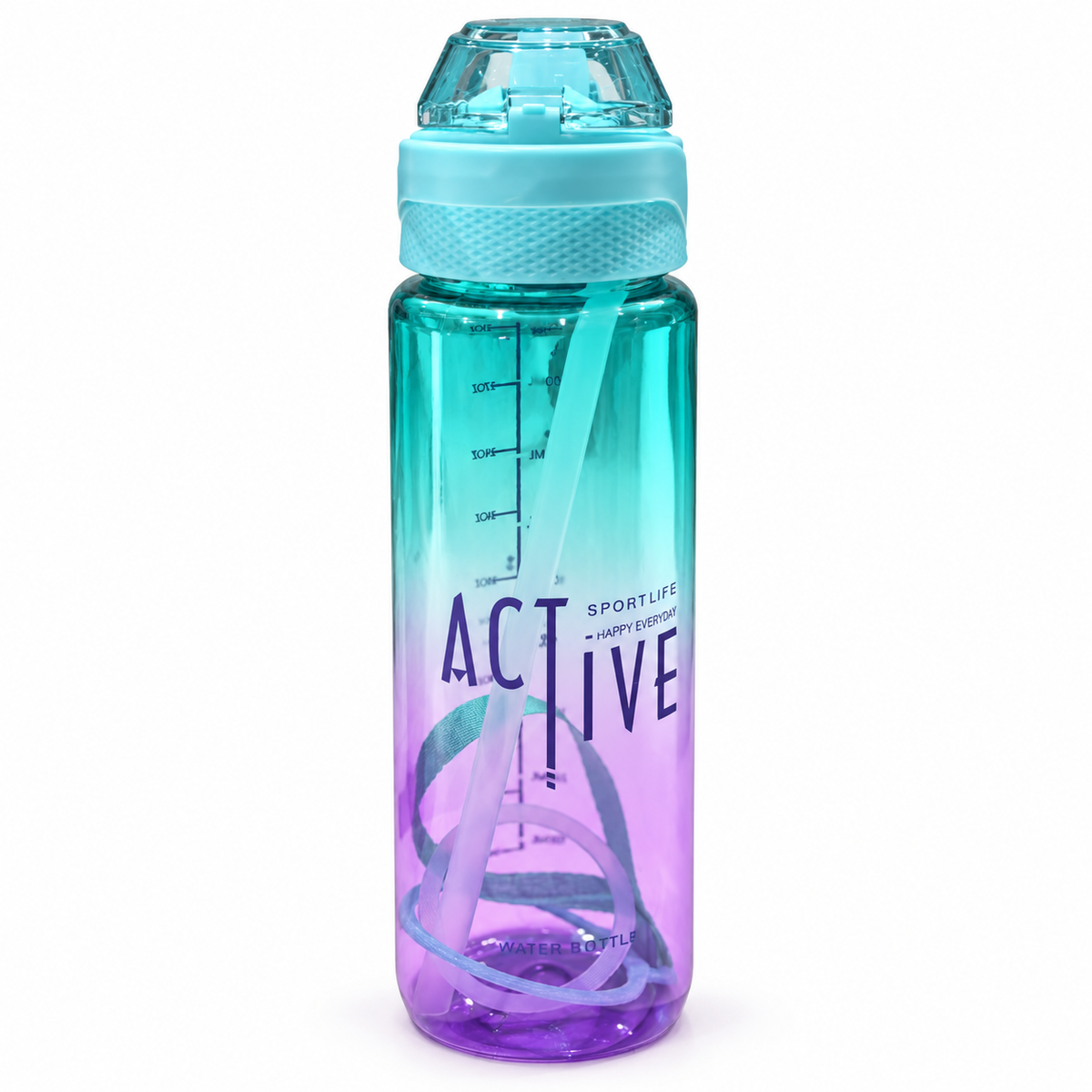 Active gradient sports water bottle