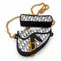 Black and white AirPods chain case