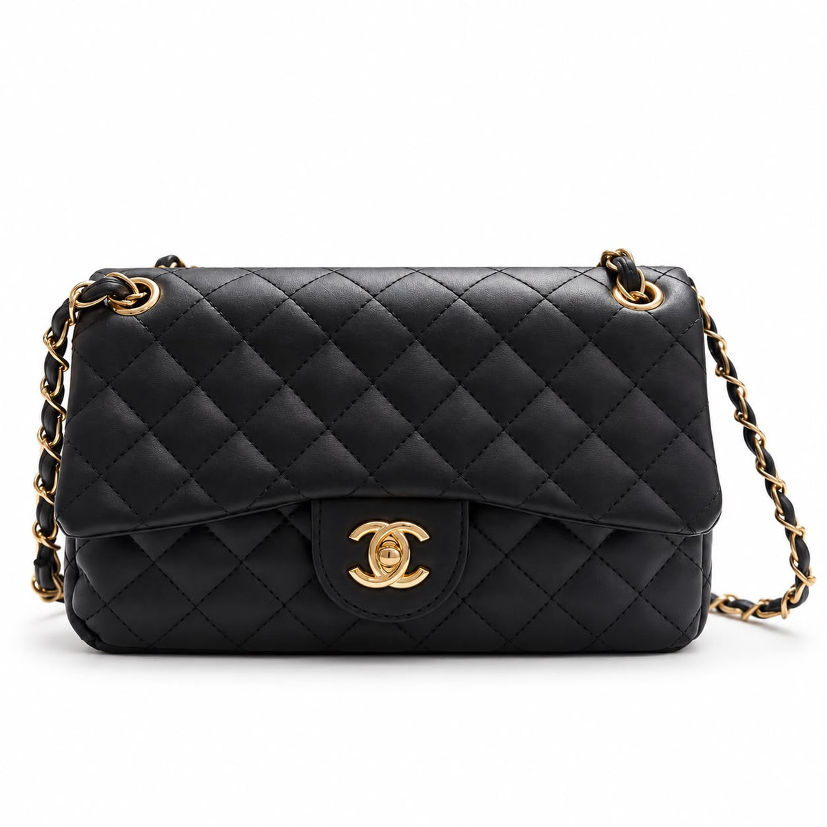 Chanel Black Quilted Chain Shoulder Bag