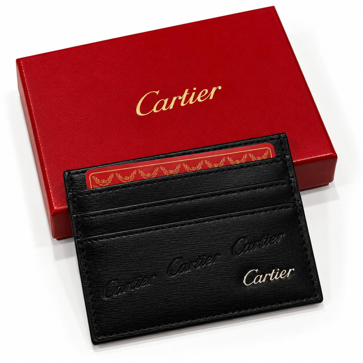 Cartier Black Card Holder