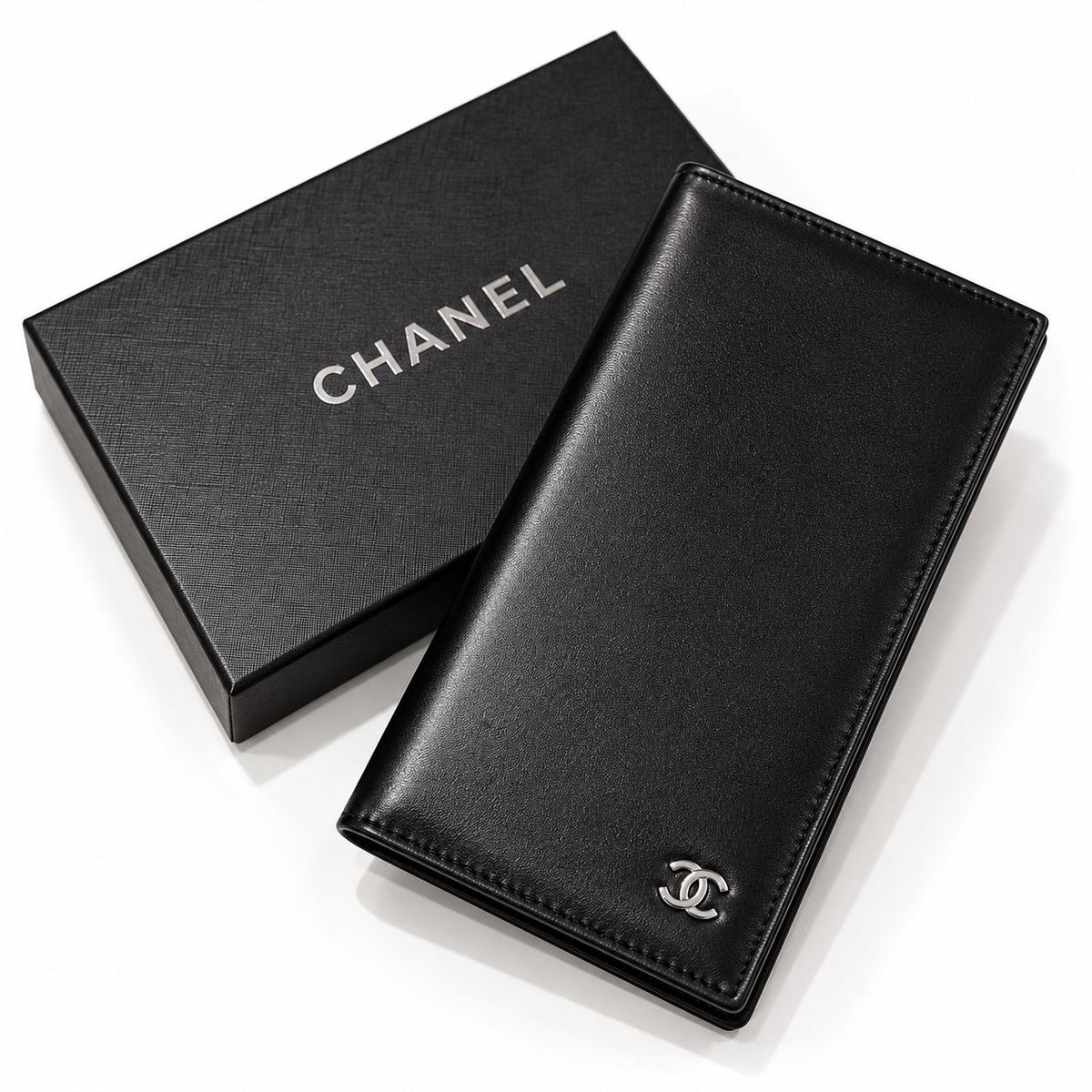 Chanel Black Long Wallet