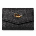 Dior Black Embossed Wallet