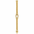 Gold Crystal Horseshoe Chain Bracelet