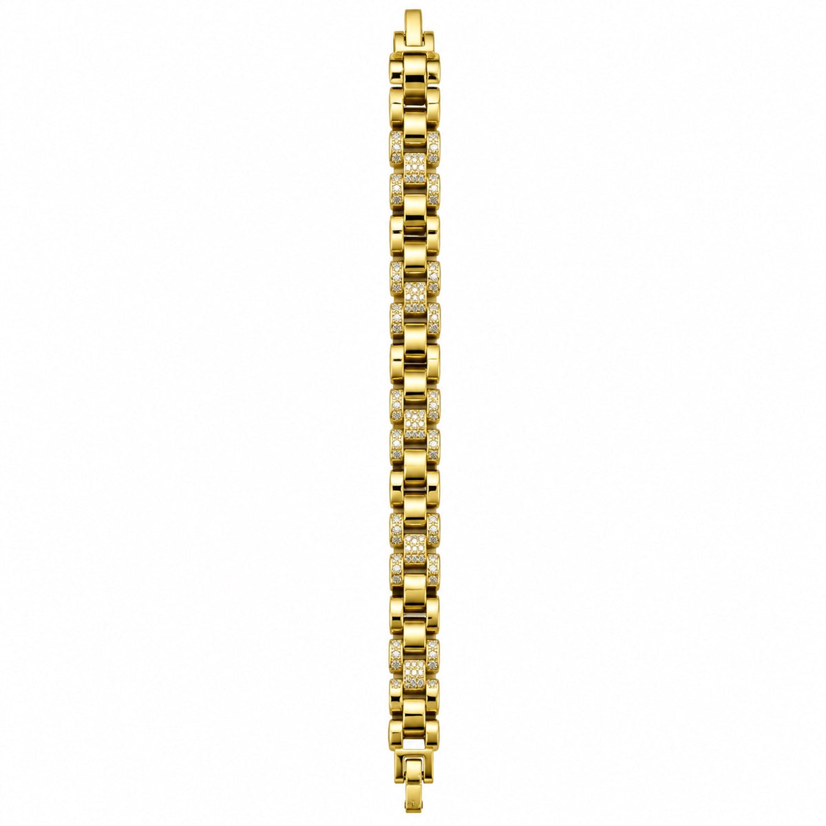 Gold Crystal Link Bracelet