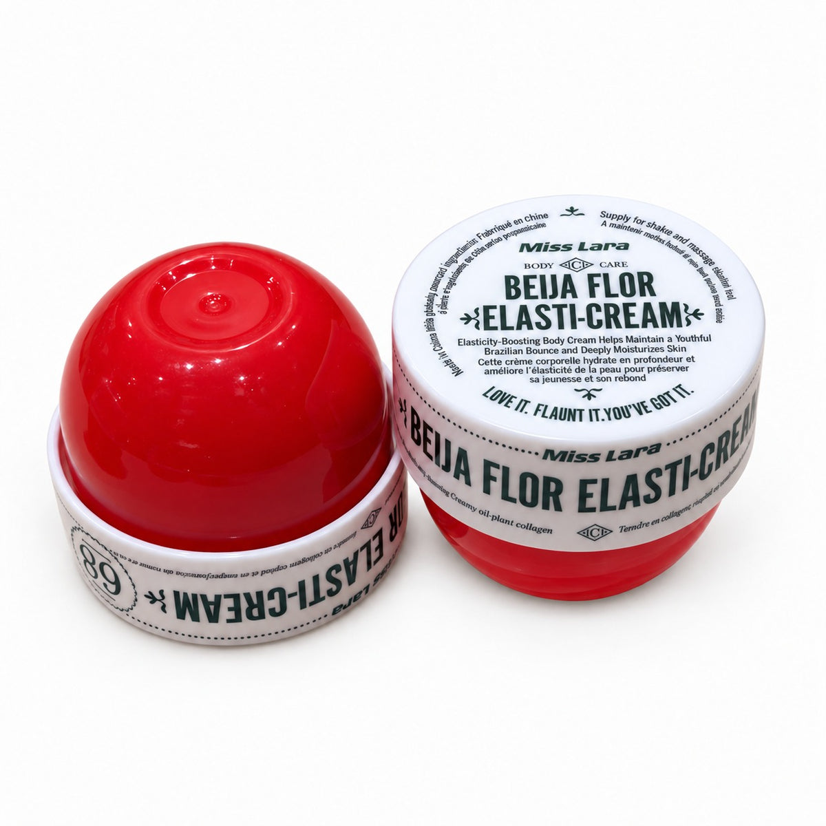 Miss Lara Beija Flor Elasti-Cream red body cream