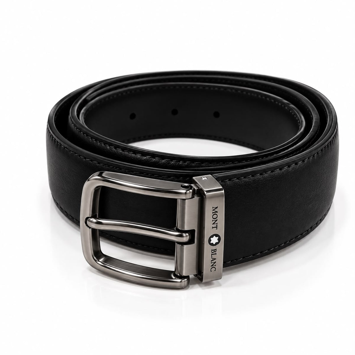 Montblanc Black Belt — Classic Buckle