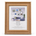 Natural rattan-style photo frame 13x18 cm