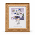 Natural woven rattan-style photo frame 13x18 cm