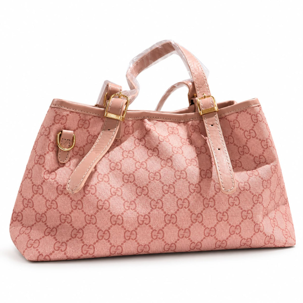 Pink Monogram Tote Handbag