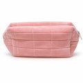 Pink Quilted Cosmetic Bag