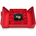 Red rose gift box with LOVE necklace