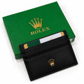 Rolex Black Card Holder