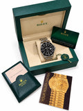 Rolex-Style Black Diver Watch — Premium Box Set